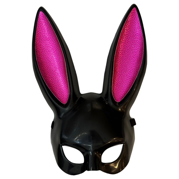 “Metallic Punk” Adult Bunny Rabbit Face Mask - Picture 1 of 4